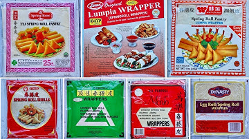 EGG ROLL WRAPPERS: Trying different brands (Comparing price, texture, thickness, color, & more)