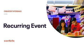 How to Schedule Events in a Recurring Event Series on Eventbrite