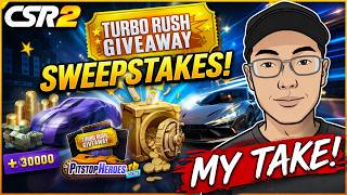 CSR2 | CSR Racing 2, Turbo Rush Sweepstakes! My Take! screenshot 2