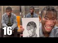 Drawing strangers portraits on nyc subway and getting their reactions awesome reactions