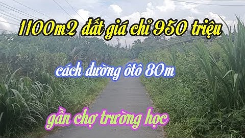 Bán 1100m2 (đã bán)đất vườn và căn nhà giá 950 triệu ở gần Tân Hương tiền Giang ms165
