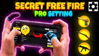 Secret Free Fire Pro Headshot setting  #free fire #storts