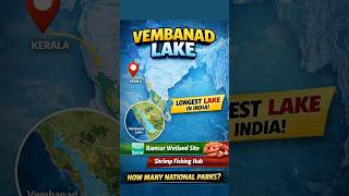 The longest water body in India is in Keralam