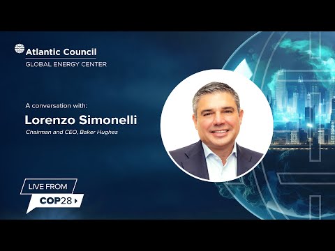 Lorenzo Simonelli Live from COP28 on creating a lower carbon economy for the future Episode cover