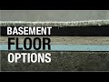 Basement Floor Options to Prevent Moisture