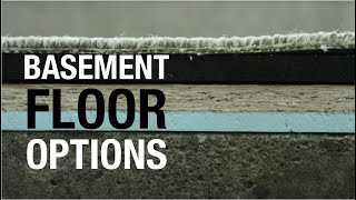Basement Floor Options to Prevent Moisture