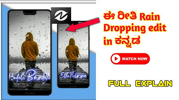 Rain drop editing in kannada|Node app editing|Rain drop editing in node app|Trending video editing|😍