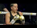 Chantelle Cameron vs Michaela Kotaskova | Full Fight | WBO World Super Welterweight title