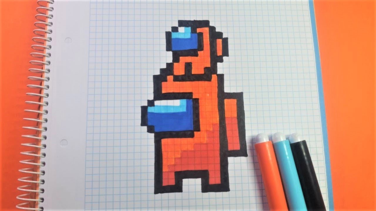 Pixel Art Among Us Modele Dessin Pixel Dessin Pixel Pixel Art Images