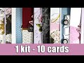 1 kit - 10 cards | Spellbinders card kit January 2020