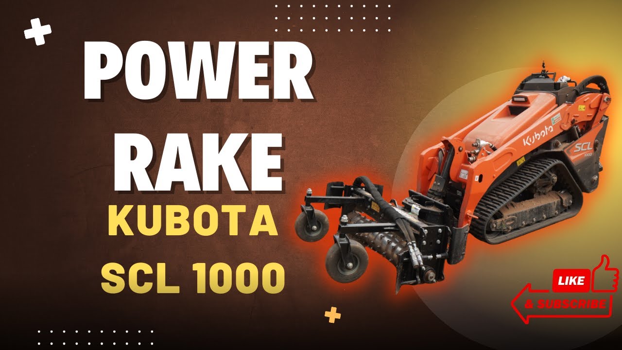 How I Grade a Residential Yard with a Kubota SCL1000 Power Rake