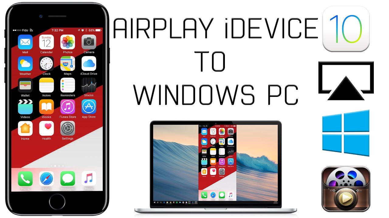 Ios 10 Device To Any Windows Pc, Free Screen Mirroring App For Ios To Pc