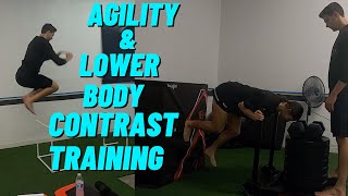 Contrast Training Workout For Lower Body | Lower Body Contrast Training Workout | Agility Training
