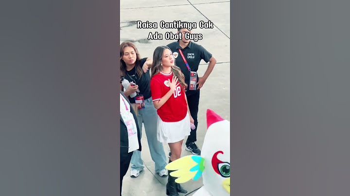 Raisa di pertandingan Indonesia Vs Australia Cantik Gak?