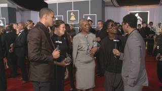 J. Cole, Lupe Fiasco Bring Their Moms to Grammy Red Carpet