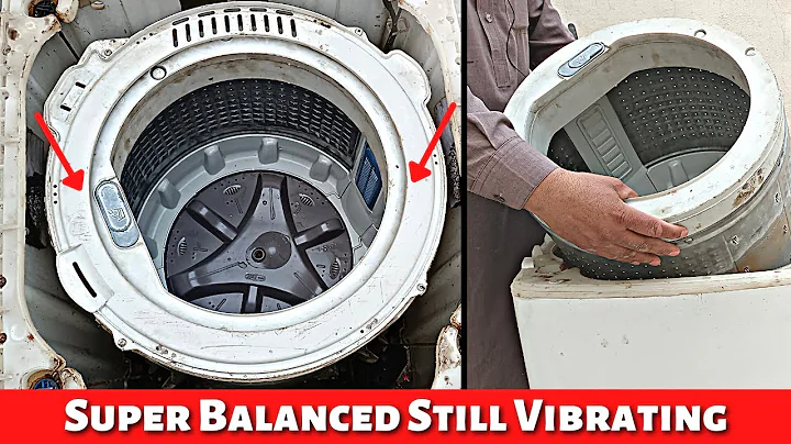 Solução para vibração na máquina de lavar roupa de carregamento superior