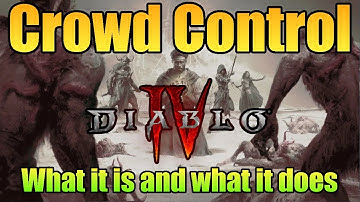 Crowd control, what they are and what they do | Diablo 4