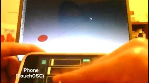 iPhone using TouchOSC + GHowl in Grasshopper (edited)