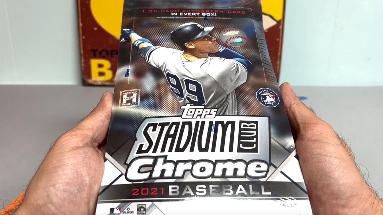 2021 Topps Stadium Club Chrome Hobby Box - Double Gold /50 