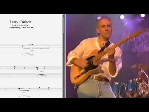 Larry Carlton – Dorian lick from 'So What' performance – Best licks (animated tab – Breakdown)