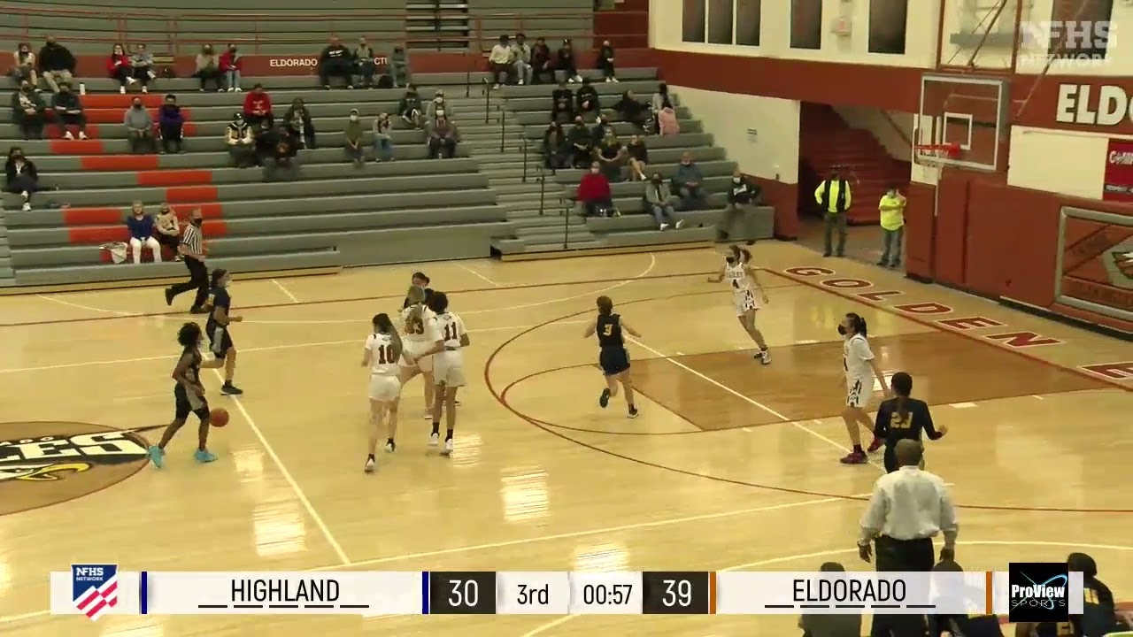 Girls Basketball Highlights Highland vs Eldorado YouTube
