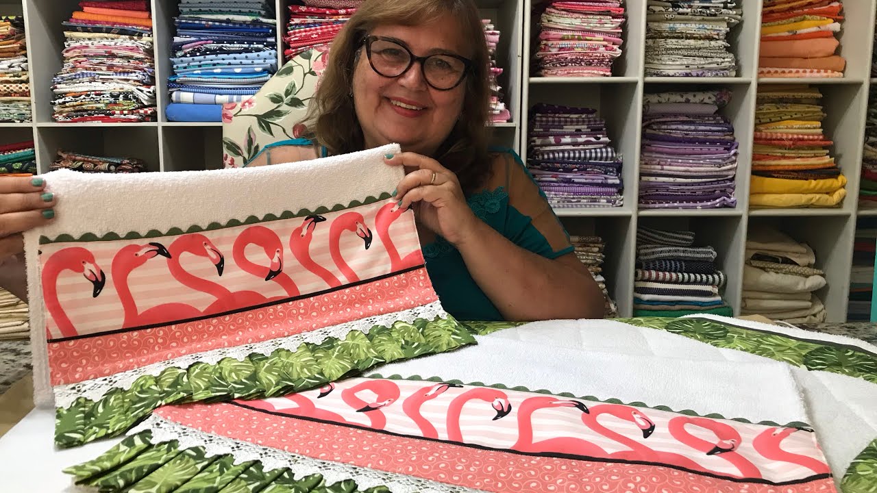 Como Fazer um Jogo de Toalha Banho e Rosto!!!