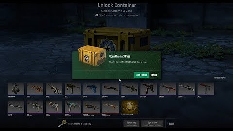 Opening a CS2 case until a Gold appears.... DAY 789