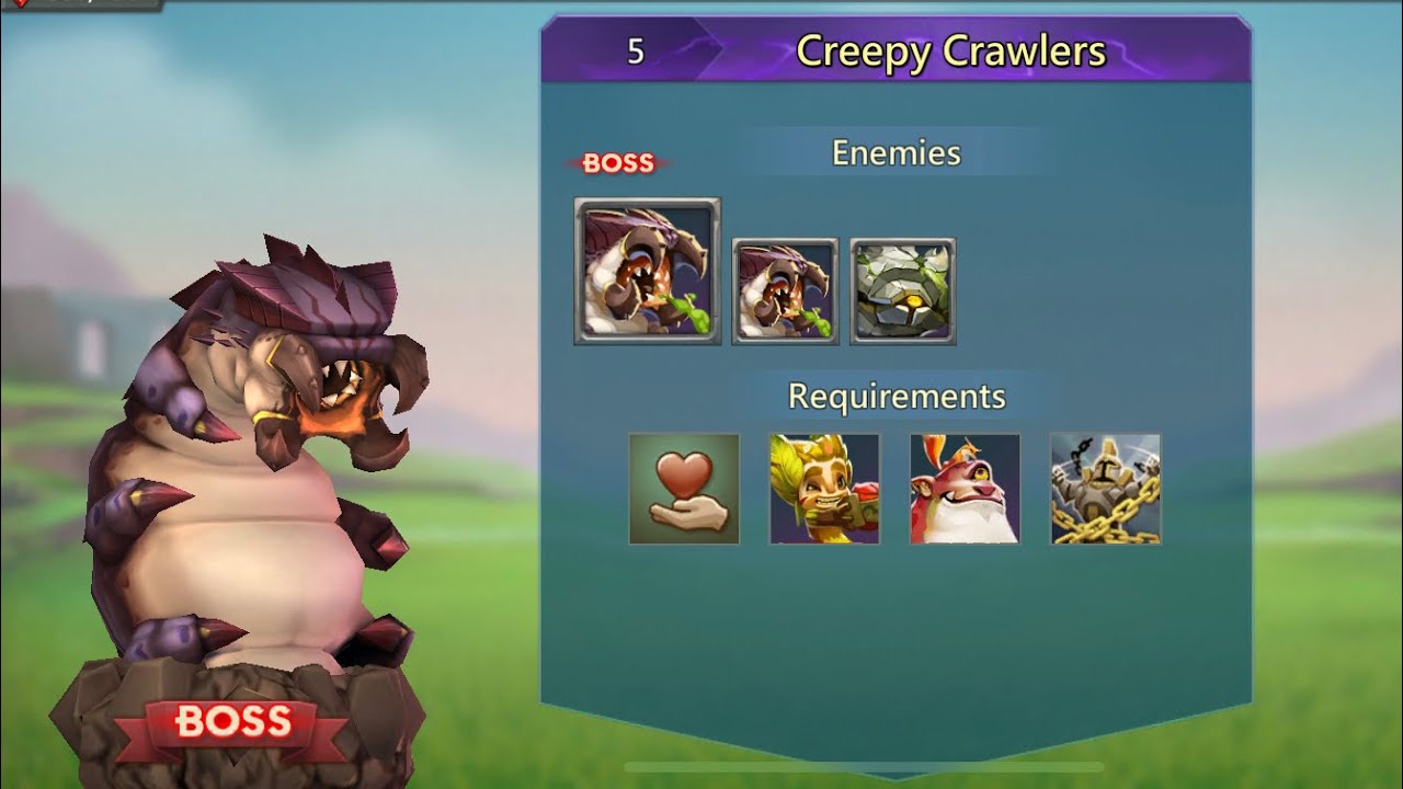 🗡@LordsMobile - Creepy Crawlers - Grove Danger - Stage 5 - July 2023