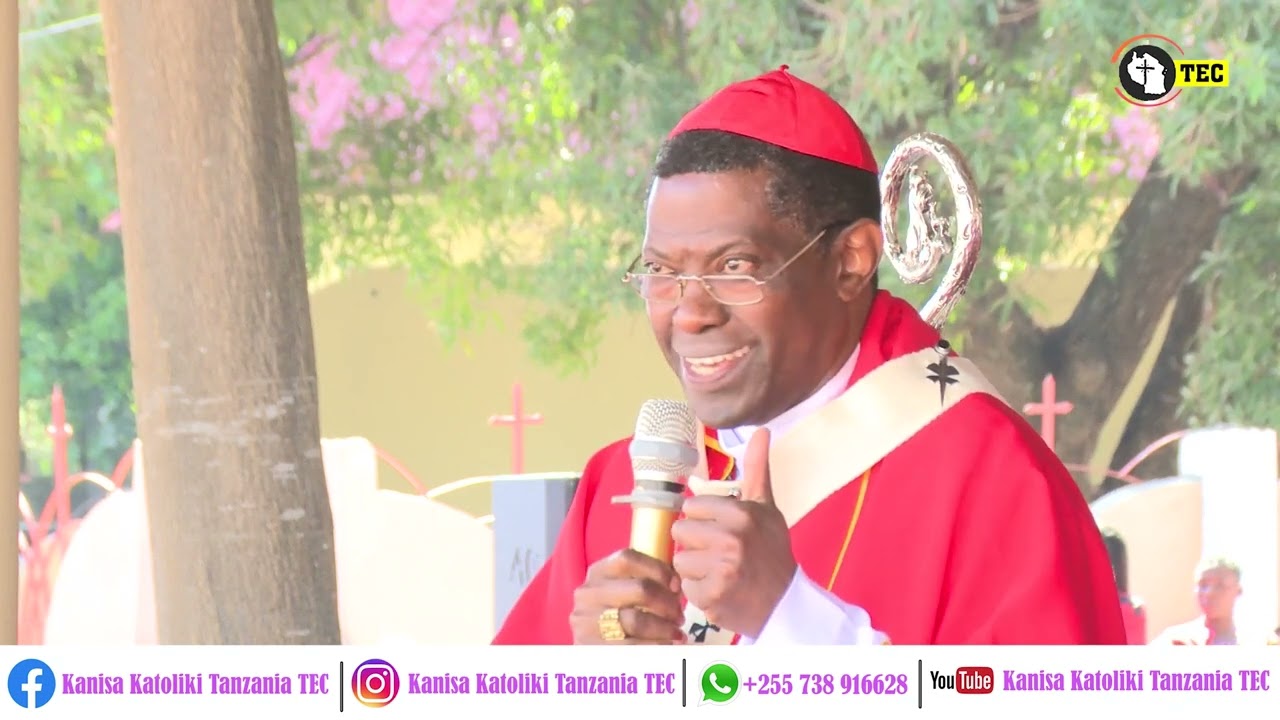 MAHUBIRI YA KARDINALI RUGAMBWA KWA MARA YA KWANZA BAADA YA KUVALISHWA PALLIUM,ANENA HAYA..