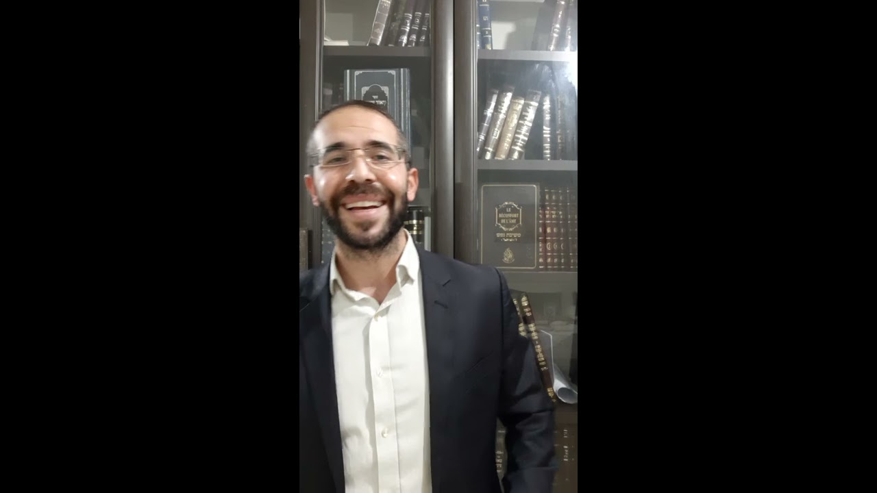 Rav Chlomo Valensi - " Souris A la VIE et HACHEM te Sourira …!!! "