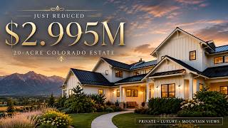 Inside a $2.995M Colorado Luxury Estate with mountain views 