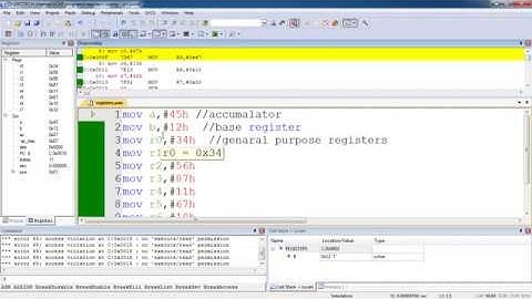 8051 Micro controller Assembly language program- Data transfer operations using Keil IDE.