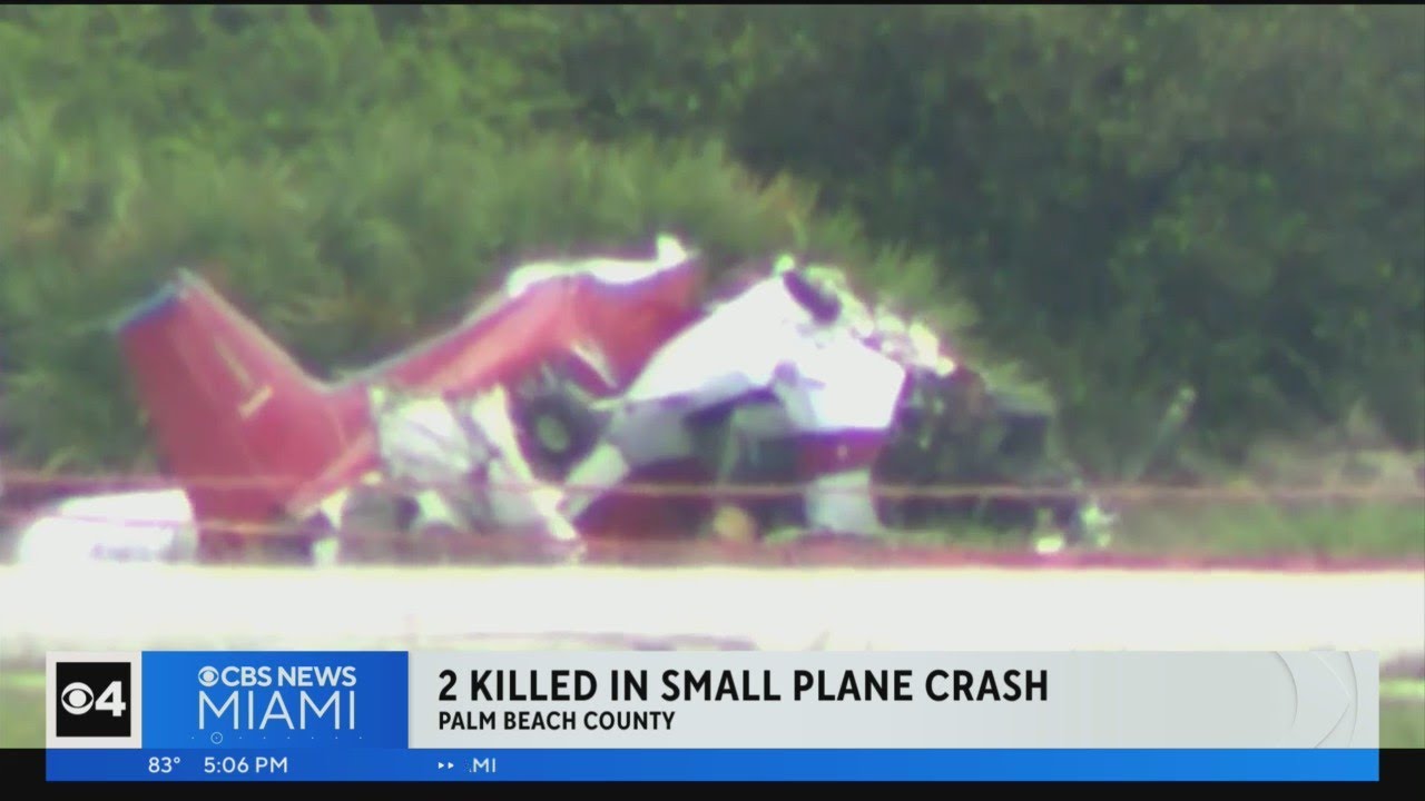 2 dead in small plane crash at South Florida airport - YouTube