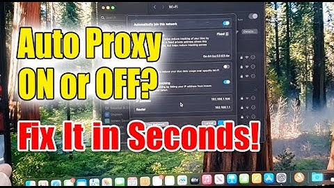 🎯 How to Enable/Disable Automatic Proxy Settings on MacBook (macOS Sequoia) 💻