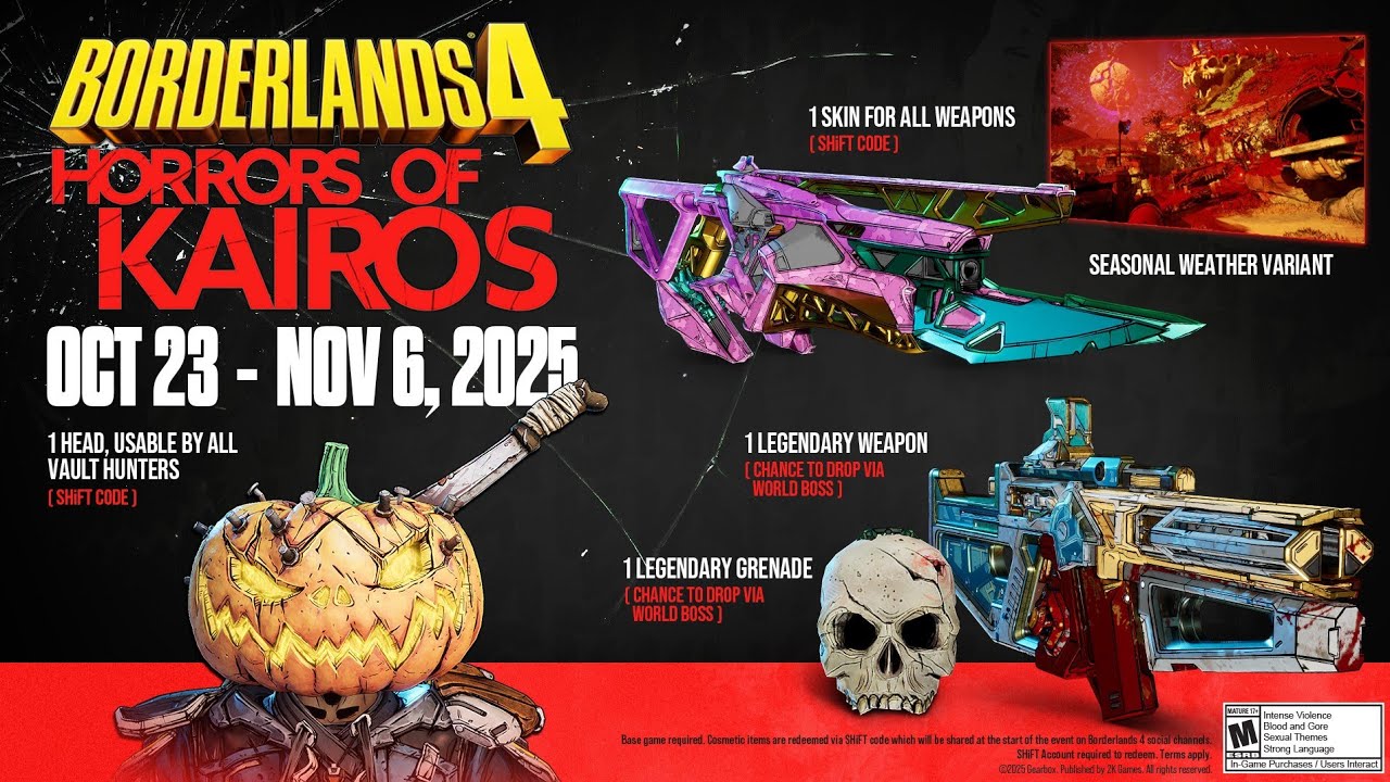 Borderlands 4] Halloween Event (October 23rd to November 6th, 2025