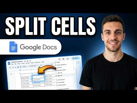 How to Split Cells in Tables in Google Docs (Full Tutorial)