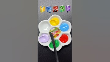 What color do mixed Old Emotions make #satisfying #colormixing #sharkzhan