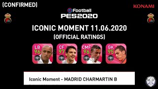 NEXT ICONIC MOMENT JUN 11 '20 TRAILER & OFFICIAL RATINGS ¦ PES 2020 MOBILE & PC