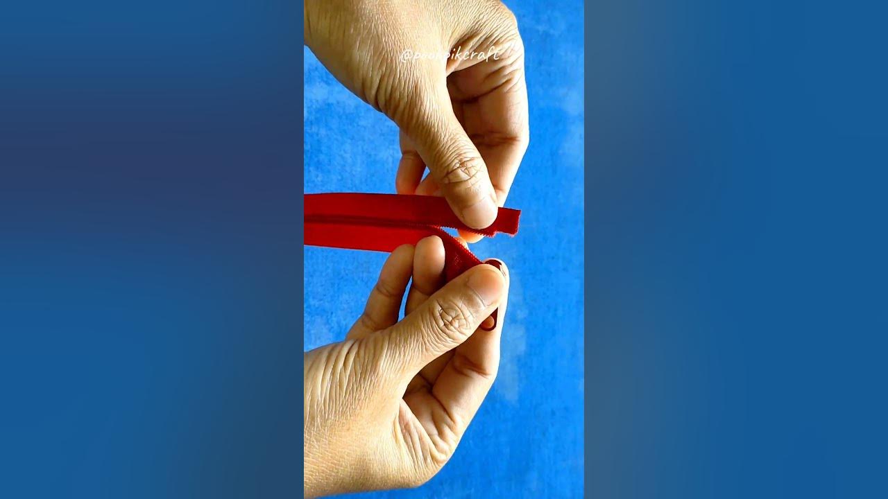 Trick to Put Zipper Heads เคล็ดลับในการใส่หัวซิป YouTube