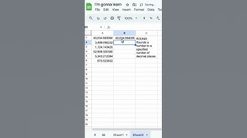 How to Use ROUND Function in Google Sheets