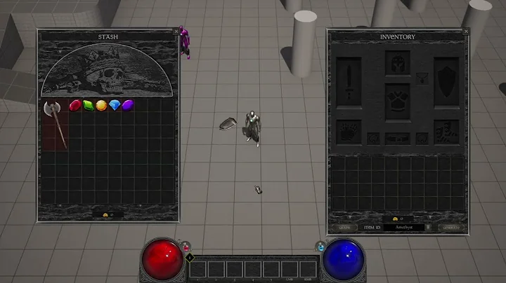 Unreal Engine Top-Down RPG Template: Socketing