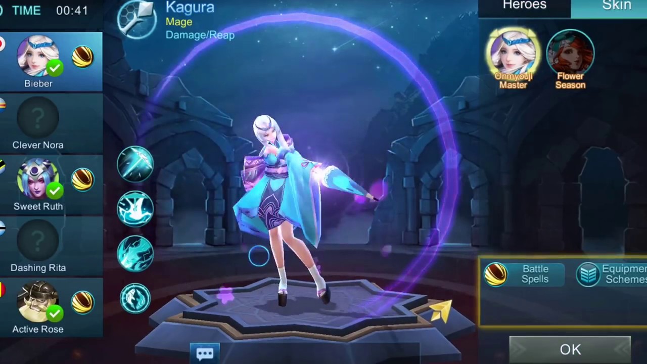 Nova campe\u00e3 do mobile legends bang bang : \u0026quot; Kagura\u0026quot;  YouTube