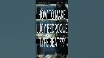 HOW TO MAKE LUCY BEDROQUE TYPE BEAT FROM SCRATCH || more beats in my tgc. #flstudio #tutorial