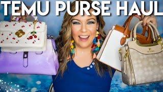 TEMU PURSE HAUL 2024 & REVIEW PART 2 | ALL BAGS UNDER $25!