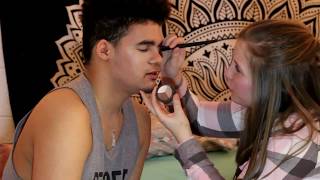 My GF does my makeup (SHE TOTALLY FAILED)