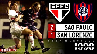 São Paulo 2x1 San Lorenzo - 1998 - DOIS GOLS DE DODÔ E VIRADA SOBRE O LÍDER!