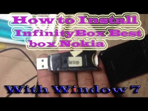 How To Setup And Install Infinity Best Dongle With Win 7 , Write Flah Nokia Rm 1134