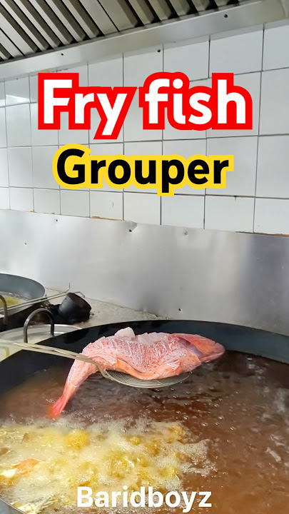 Fry fish red grouper #viralvideo #seafood #trending #cooking #feedshorts #youtube #youtubeshorts