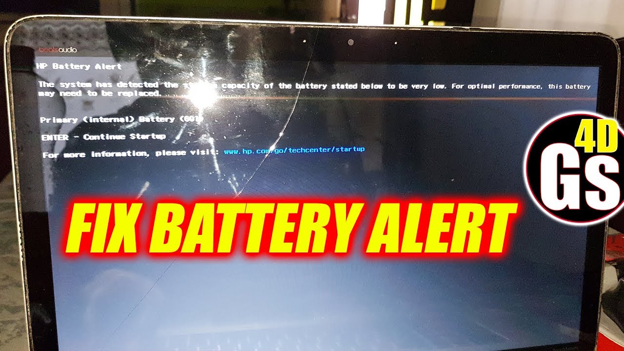 Battery alert. Primary(Internal) Battery(601).