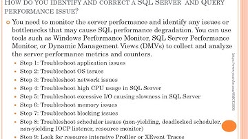 #onlineclasses SQL Server performance tuning and maintenance stets     @sqlsrvrdba